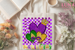 Mardi Gras Carnival PNG, Coquette Bow, Mardi Gras Y’all Png Product Image 5