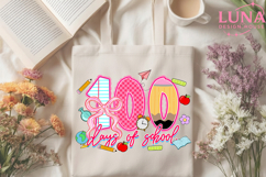 100 Days of School Coquette Png, 100 Days of School PNG Product Image 5