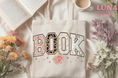 Book Nerd PNG, Retro Bookish Trendy Book Lover Sublimation Product Image 5