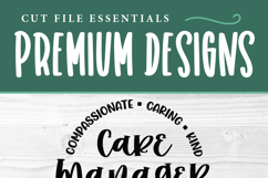 Care Manager SVG, an svg for cutting machine crafters Product Image 3