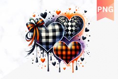 Halloween Heart Sublimation - Clipart PNG Design Product Image 1