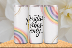 Positive Affirmations 20oz Tumbler wrap Inspirational Quotes Product Image 1
