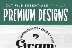 Gram svg - a Gram heart grandma svg for crafters Product Image 3