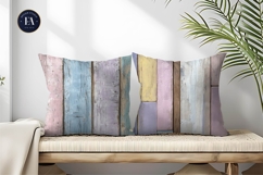 Pastel Painted Wood Planks Cottage Style Digital Paper Product Image 2