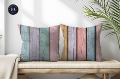 Seamless Pastel Wood Planks Shabby Cottage Digital Paper Product Image 2