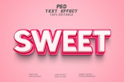 Sweet 3d Editable Text Effect Style Product Image 1