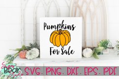 Pumpkins For Sale - A Fall SVG Product Image 1