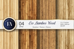 Bamboo Wood Texture Natural Eco Rustic Digital Paper Product Image 1