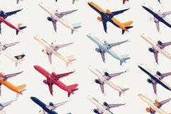 Airplane Flight Pattern Background Wallpaper Product Image 1
