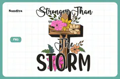 Christian Quote Sublimation - Faith Saying | Stronger Product Image 3