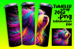 CHIC 20oz PNG Tumbler Wrap , Dog Product Image 1