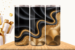 Festive Happy New Year Tumbler Wrap 2026: 20oz Skinny Tumble Product Image 1