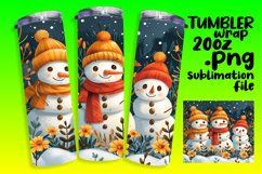 Christmas Gingerbread Tumbler Art 20oz Wrap Product Image 1