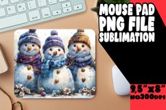 Gingerbread Man Christmas Design Mouse Pad Product Image 1