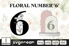Wedding Number 6 SVG Product Image 1