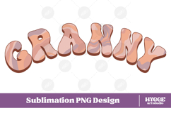 granny Png Retro Retro Mother&#039;s Day Mom Sublimation Product Image 1