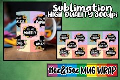 Bright journeys sublimation mug wrap, Quote Product Image 1