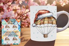 Bright 11oz Mug Wrap Png Artwork , Holiday Product Image 1