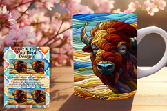 Charming 15oz Mug Wrap Png Template , Animals Product Image 1
