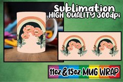 Loving memories sublimation mug wrap, Flower Product Image 1