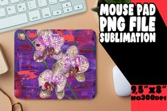 Bright Flower Patterns Mouse Pad PNG Product Image 1