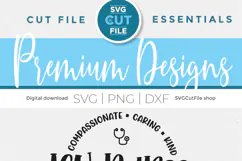 ICU Nurse SVG - a critical care unit nurse svg for crafts Product Image 4