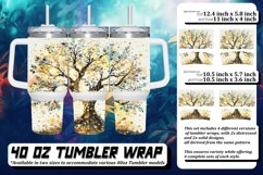 Tranquil Spring Tree Tumbler Design Product Image 1