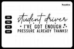 Funny Car Sticker Saying | Vehicle Decal - Enough Pressure Product Image 3