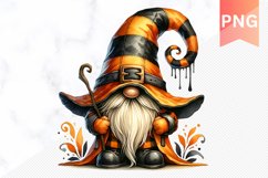 Halloween Gnome Sublimation - Clipart PNG Design Product Image 1