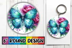 Enchanted Circle Keychain Magic, Butterfly Product Image 1