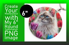 Cheerful Kitty Keychain Fun Product Image 1