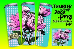 Eye-catching Floral Pattern Sublimation Wraps Product Image 1