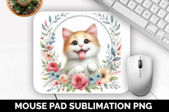 Cute Animals Mouse Pad Bundle, Sublimation Mouse Pad PNG Product Image 17