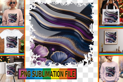 Unique TOTE BAG Art PNG, Pattern Product Image 1