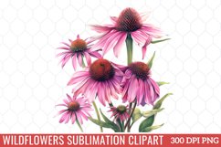 Wildflowers Sublimation Clipart Product Image 1
