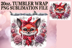 Magical Nights 20oz tumbler wrap, Cute Animals Product Image 1