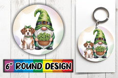 Luminous Car Coasters Round PNG, St Patricks Product Image 1