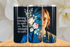 Positive Affirmations 20oz Tumbler wrap Inspirational Quotes Product Image 1