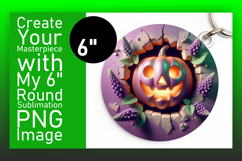 Stylish Circle Design for Car Coasters , 3D Pumpkin Product Image 1