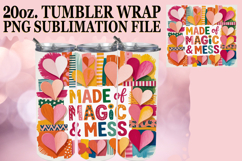 Radiant Smiles 20oz tumbler wrap, Funny Quote Product Image 1