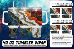 Golden Delight Tumbler Wrap Design: Glitter Sublimation Product Image 1