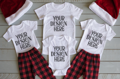 Christmas Family Matching Group T-Shirt Mockup Product Image 1