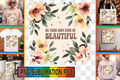 LUMINOUS TSHIRT Design Ideas, Flower Quote Product Image 1