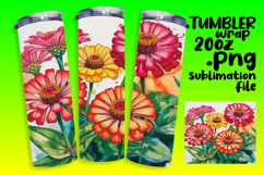 20oz Tumbler Design for Home Decor , Flowers Product Image 1