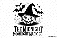 The Midnight Svg | Halloween Svg | Svg Cut Files Product Image 1