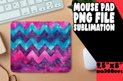 Glitter Stripe Mouse Pad with Vibrant Colors Product Image 1
