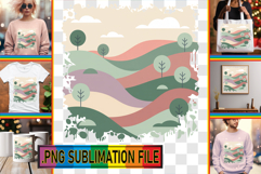 Elegant Tote Bag Gift Ideas PNG, Spring Product Image 1