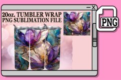 Luxe Floral Majesty 20oz Tumbler Designs Product Image 1
