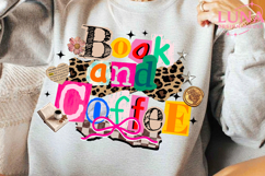 Coffee and Books PNG, Book Lover Design, Cozy Reading Png Product Image 6