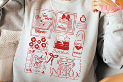 Just one more chapter PNG, books and coffee png, bookish Png Product Image 6